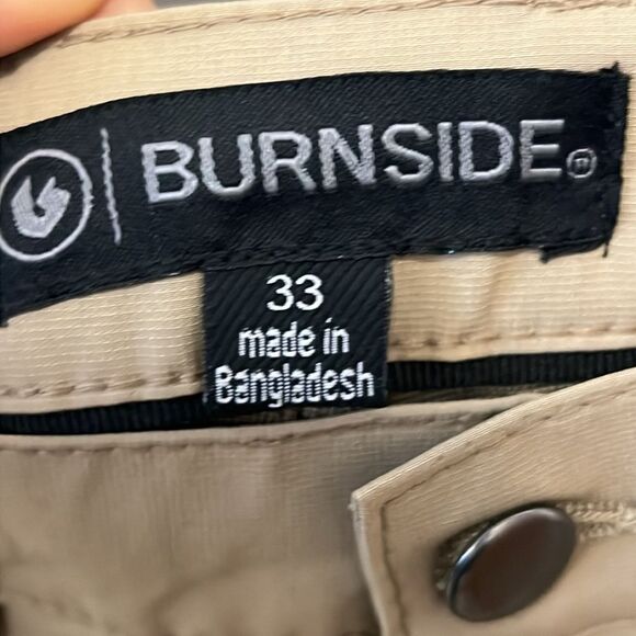 Burnside Men's Wrinkle-resistant Khaki Pants size 33 - Picture 6 of 6